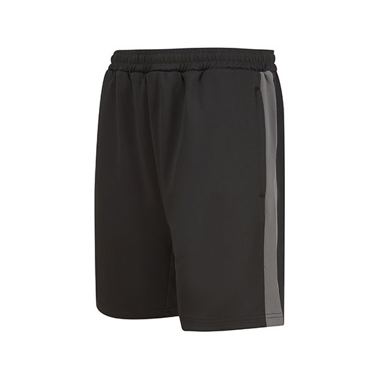 Spodenki Dresowe Poliester Strecz FH886 - Black & Gunmetal Grey