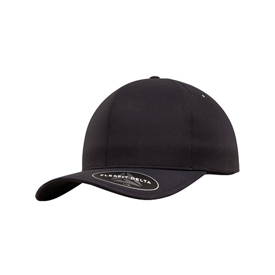 Czapka Bezszwowa Lekki Daszek Poliester Elastan FX180 - Black