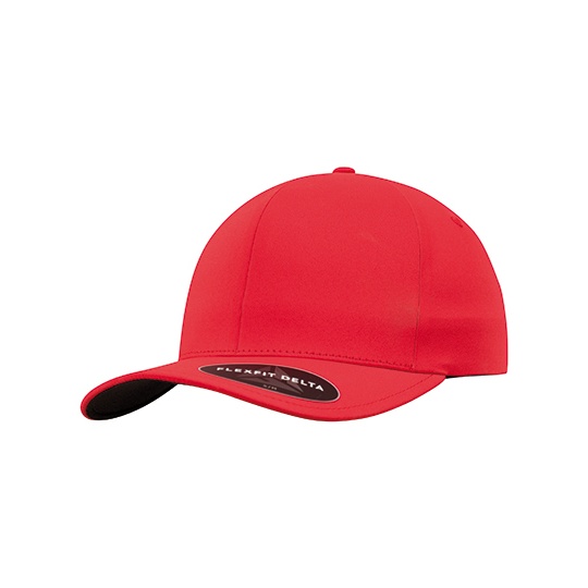 Czapka Bezszwowa Lekki Daszek Poliester Elastan FX180 - Red
