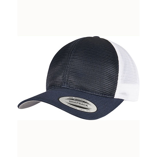 Czapka Flexfit Omnimesh FX360T - Navy & White