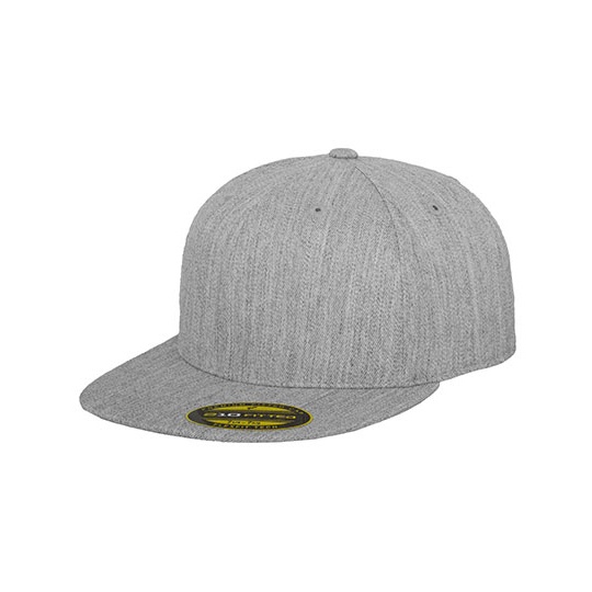 Czapka Baseballowa Flexfit Akrylowa Welniana FX6210 - Heather Grey
