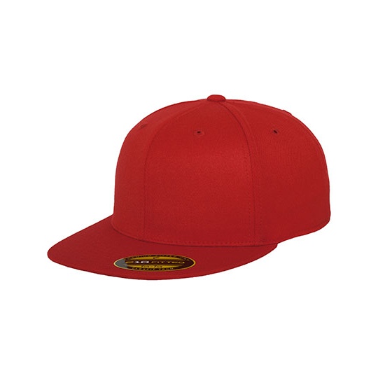 Czapka Baseballowa Flexfit Akrylowa Welniana FX6210 - Red