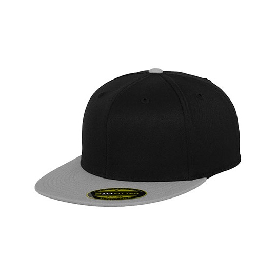 Czapka Baseballowa Flexfit Akrylowo Welniana FX6210T - Black & Grey