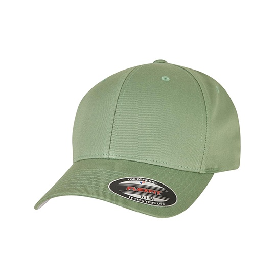 Czapka Sportowa Elastyczna Struktura Wełniana FX6277 - Dark Leaf Green