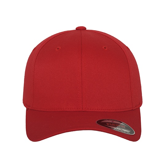 Czapka Sportowa Elastyczna Struktura Welniana FX6277 - Red