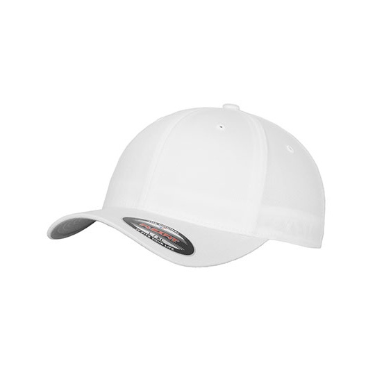 Czapka Sportowa Elastyczna Struktura Wełniana FX6277 - White