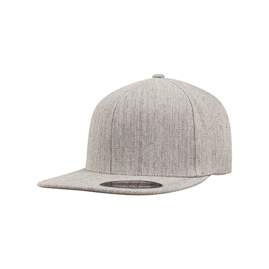 Czapka z plaskim daszkiem Flexfit FX6277FV - Heather Grey