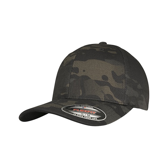 Czapka z daszkiem Flexfit MultiCamo FX6277MC - Black Multicam