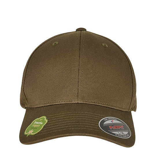 Czapka Flexfit Bawelna Organiczna FX6277OC - Burnt Olive