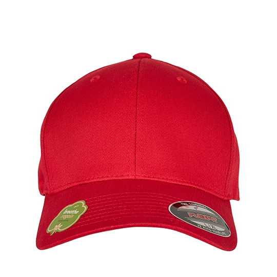 Czapka Flexfit Bawelna Organiczna FX6277OC - Red
