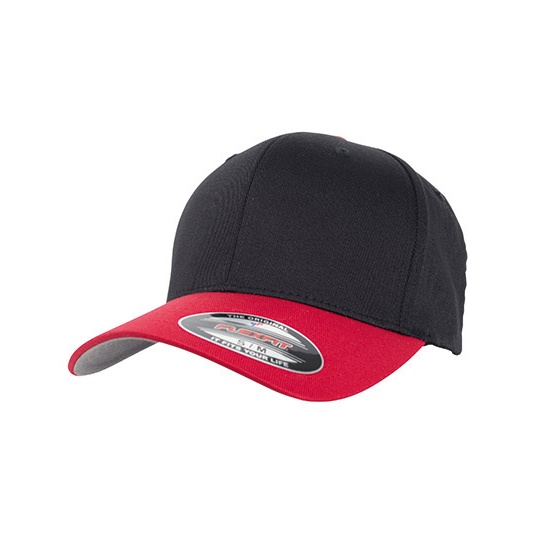 Czapka Flexfit Dwukolorowa Wodoszczelna FX6277T - Black & Red