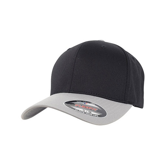 Czapka Flexfit Dwukolorowa Wodoszczelna FX6277T - Black & Silver