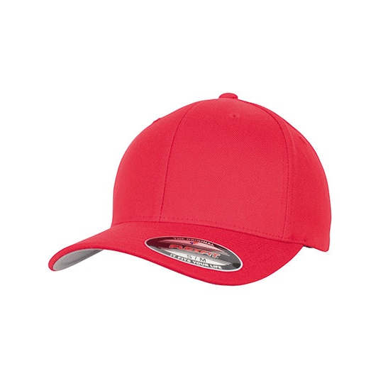 Czapka Sporty Flexfit Akryl Bawełna Elastan FX6477 - Red