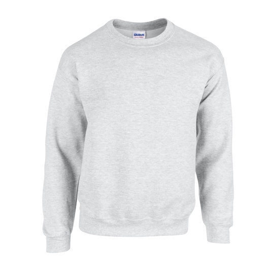 Bluza Klasyczna Unisex Gruby Material Mniejsze Mechacenie G18000 - Ash (Heather)