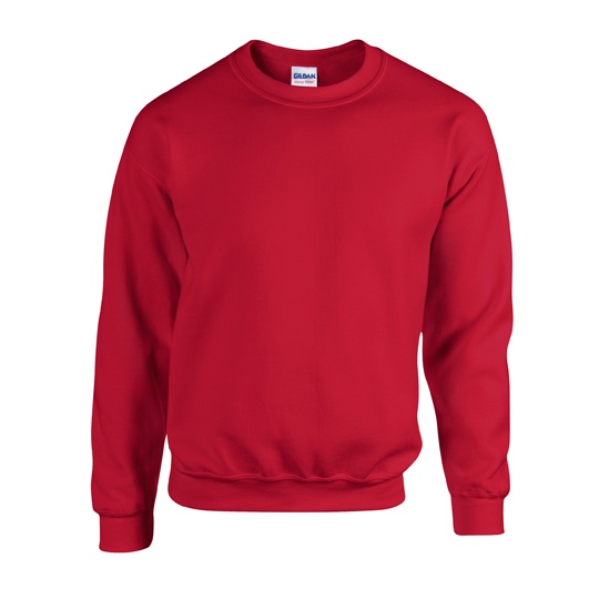 Bluza Klasyczna Unisex Gruby Material Mniejsze Mechacenie G18000 - Cherry Red