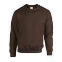 Bluza Klasyczna Unisex Gruby Material Mniejsze Mechacenie G18000 - Dark Chocolate