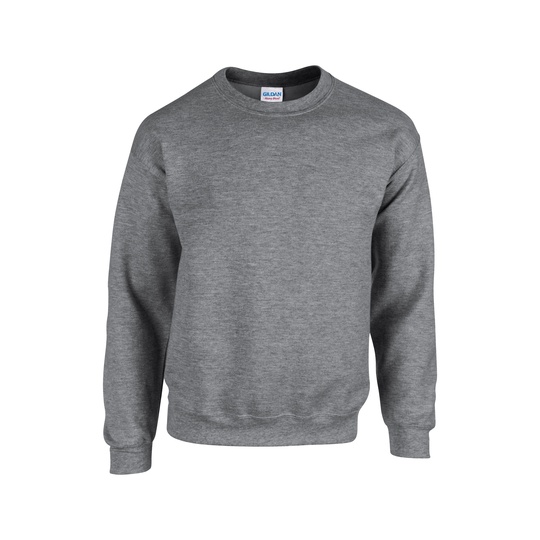 Bluza Klasyczna Unisex Gruby Materiał Mniejsze Mechacenie G18000 - Graphite Heather