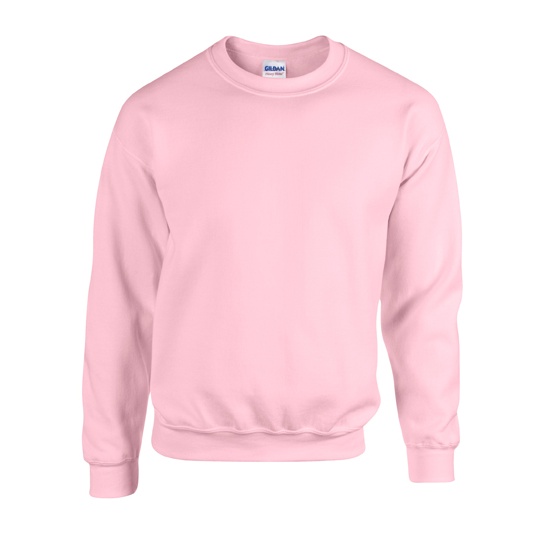 Bluza Klasyczna Unisex Gruby Material Mniejsze Mechacenie G18000 - Light Pink