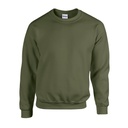Bluza Klasyczna Unisex Gruby Material Mniejsze Mechacenie G18000 - Military Green