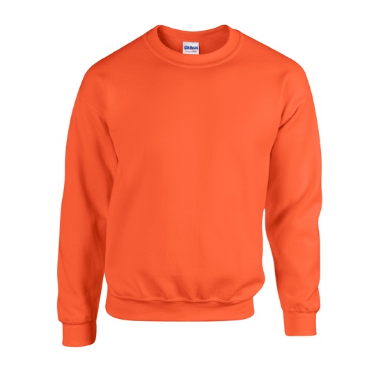 Bluza Klasyczna Unisex Gruby Materiał Mniejsze Mechacenie G18000 - Orange