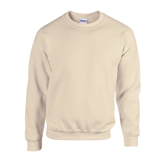 Bluza Klasyczna Unisex Gruby Material Mniejsze Mechacenie G18000 - Sand