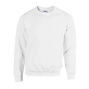 Bluza Klasyczna Unisex Gruby Material Mniejsze Mechacenie G18000 - White