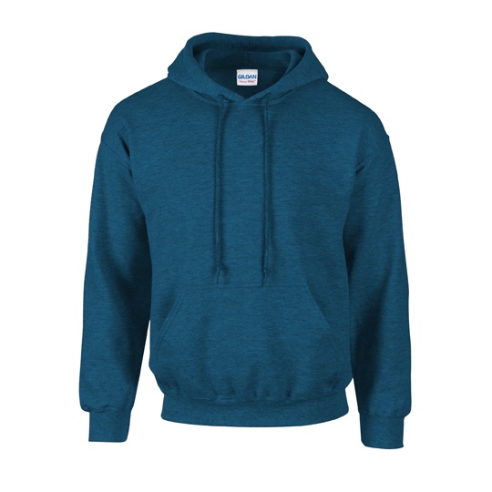 Bluza Unisex Gruby Material z Kapturem G18500 - Antique Sapphire (Heather)