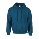 Bluza Unisex Gruby Material z Kapturem G18500 - Antique Sapphire (Heather)