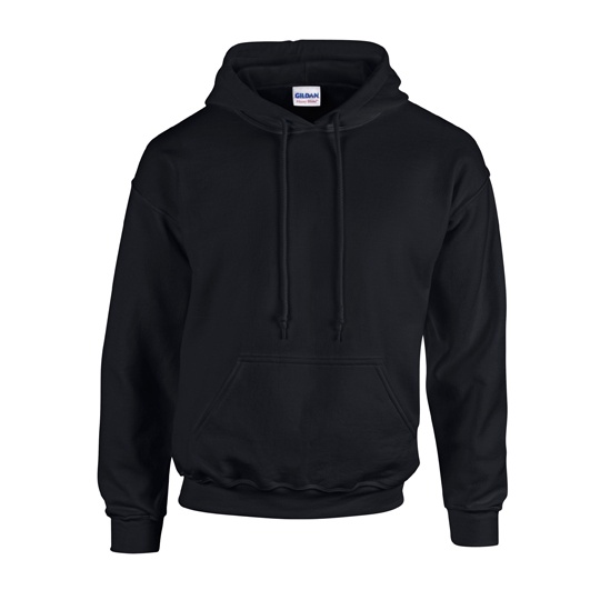 Bluza Unisex Gruby Material z Kapturem G18500 - Black