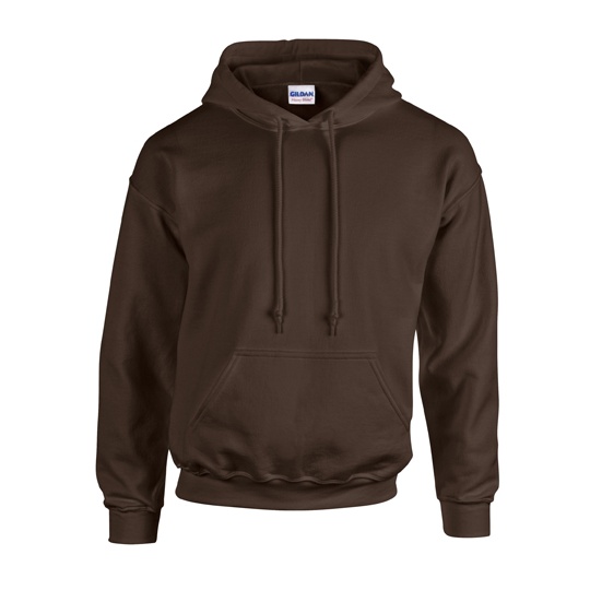 Bluza Unisex Gruby Material z Kapturem G18500 - Dark Chocolate