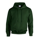 Bluza Unisex Gruby Material z Kapturem G18500 - Forest Green