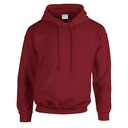 Bluza Unisex Gruby Material z Kapturem G18500 - Garnet
