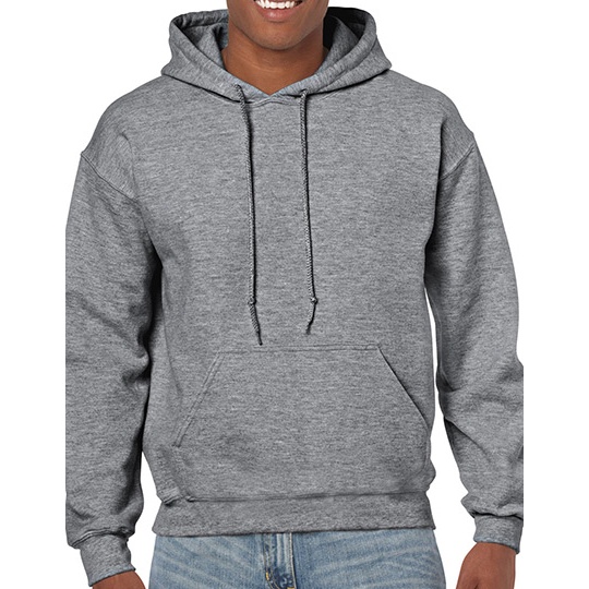Bluza Unisex Gruby Material z Kapturem G18500 - Graphite Heather