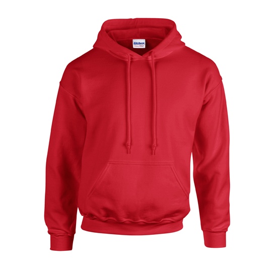 Bluza Unisex Gruby Material z Kapturem G18500 - Red