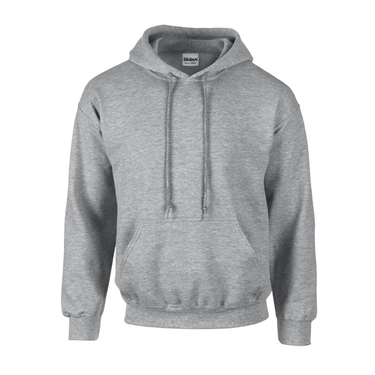 Bluza Unisex Gruby Material z Kapturem G18500 - Sport Grey (Heather)
