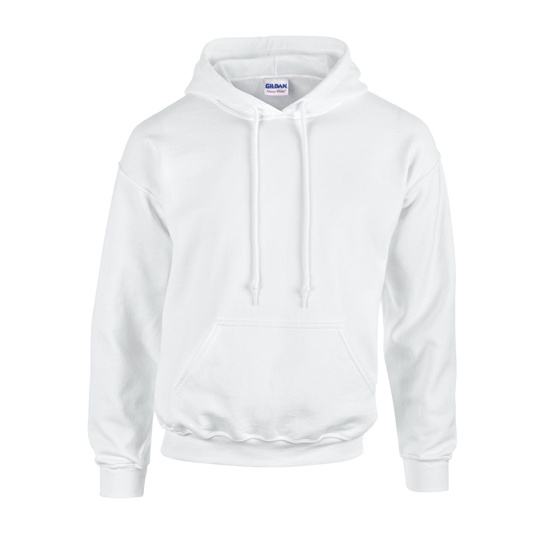 Bluza Unisex Gruby Material z Kapturem G18500 - White