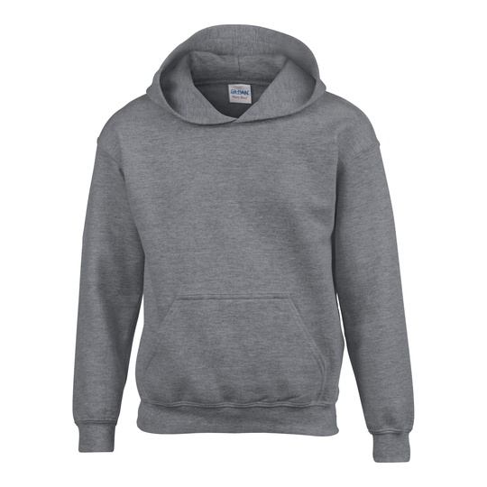 Bluza Klasyczna Z Kapturem Gruby Materiał G18500K - Graphite Heather