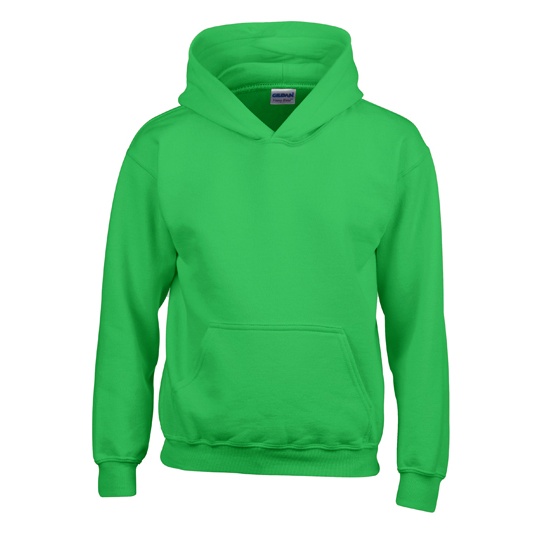 Bluza Klasyczna Z Kapturem Gruby Material G18500K - Irish Green