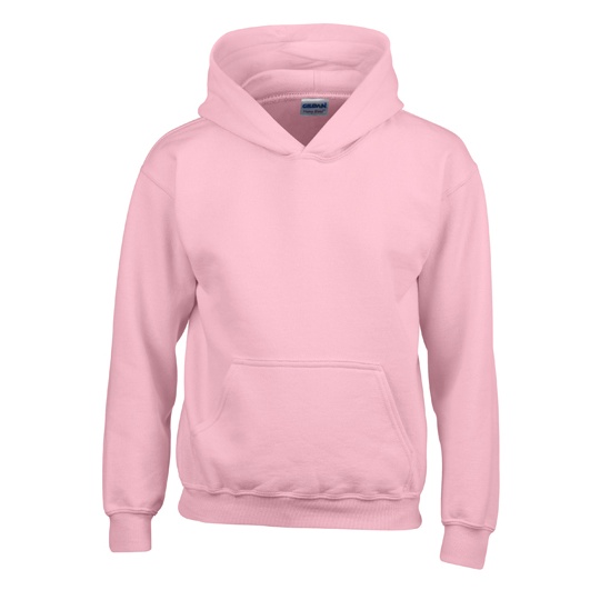 Bluza Klasyczna Z Kapturem Gruby Material G18500K - Light Pink