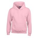 Bluza Klasyczna Z Kapturem Gruby Material G18500K - Light Pink