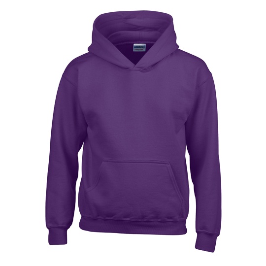 Bluza Klasyczna Z Kapturem Gruby Material G18500K - Purple