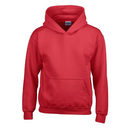 Bluza Klasyczna Z Kapturem Gruby Material G18500K - Red