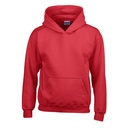 Bluza Klasyczna Z Kapturem Gruby Material G18500K - Red