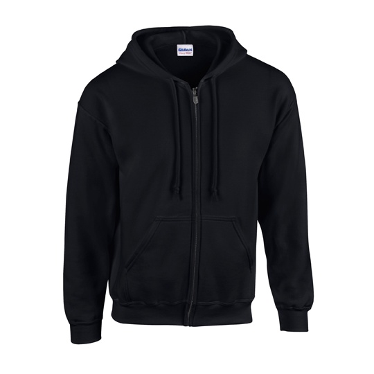 Bluza Rozpinana Klasyczna Gruby Material MVS Air G18600 - Black