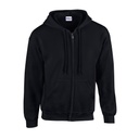 Bluza Rozpinana Klasyczna Gruby Material MVS Air G18600 - Black