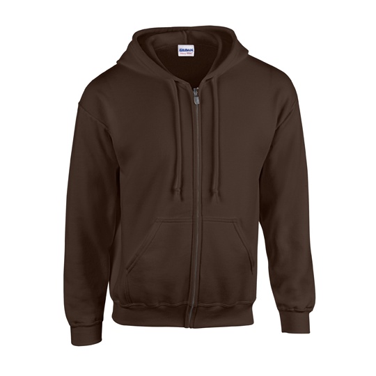 Bluza Rozpinana Klasyczna Gruby Material MVS Air G18600 - Dark Chocolate