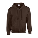 Bluza Rozpinana Klasyczna Gruby Material MVS Air G18600 - Dark Chocolate