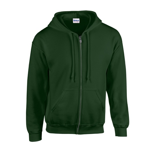 Bluza Rozpinana Klasyczna Gruby Material MVS Air G18600 - Forest Green