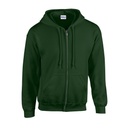 Bluza Rozpinana Klasyczna Gruby Material MVS Air G18600 - Forest Green