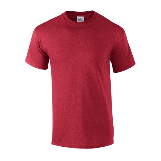 T-shirt Unisex Klasyczny Bawelna Ultra G2000 - Heather Cardinal